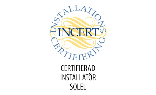 Symbol för Certifierad installatör solel