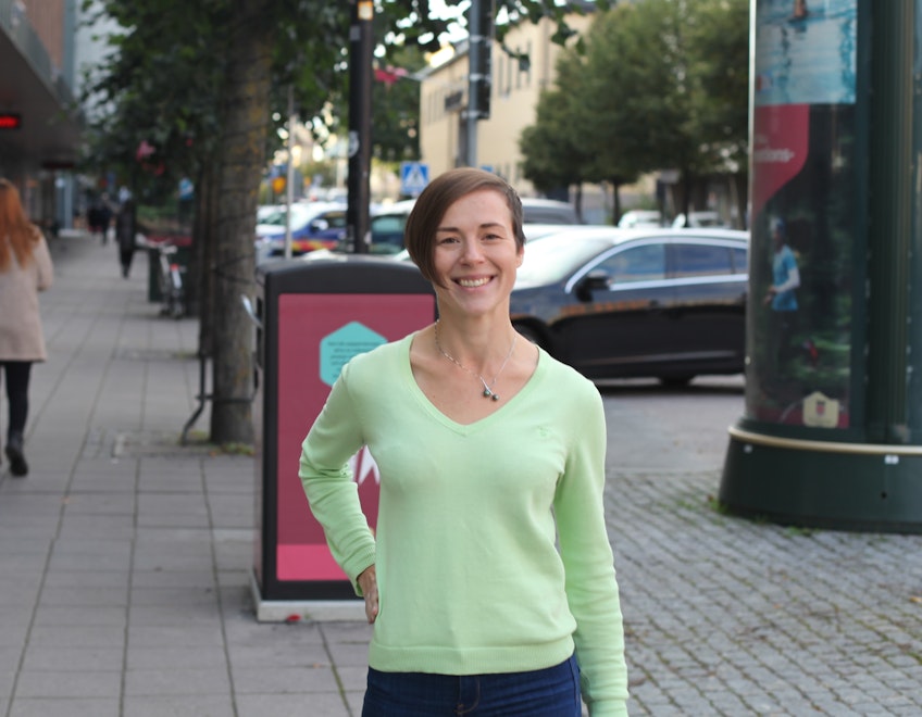 Maja Lundbäck, förändringsledare på Svenska kraftnät.